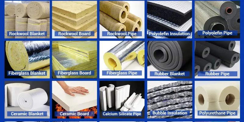 Different insulation materials for HVAC and home efficiency